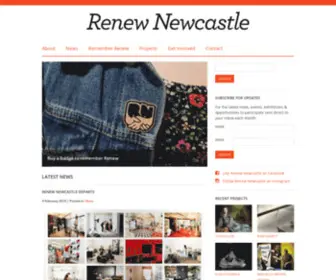 Renewnewcastle.org(Renew Newcastle) Screenshot