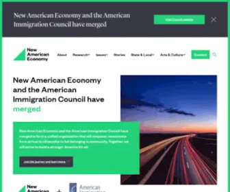 Renewoureconomy.org(New American Economy) Screenshot