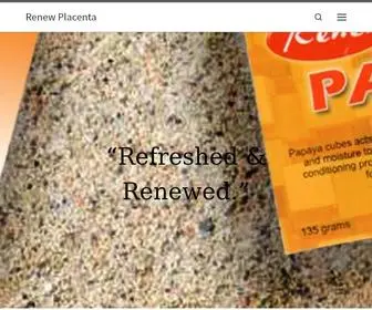 Renewplacenta.com(Renew Placenta) Screenshot