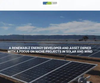 Renewpowergroup.com.au(A renewable energy developer and asset owner with a focus on niche projects in solar and wind) Screenshot