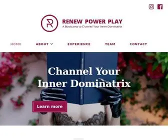 Renewpowerplay.com(Retreats to Rewire the Heart) Screenshot