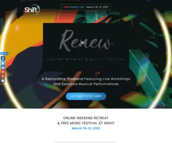 Renewretreatfest.com(A Restorative Weekend Featuring Live Workshops and Exclusive Musical Performances) Screenshot
