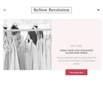 Renewrevolution.com(Online Thrift Store) Screenshot