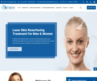 Renewskinandhealthclinic.co.uk(Laser Treatment Skin & Hair Clinic Birmingham Coventry Leicester UK) Screenshot