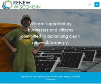 Renewwisconsin.org(RENEW Wisconsin) Screenshot