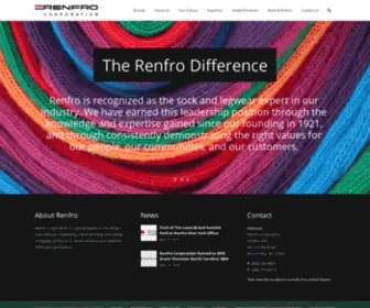 Renfro.com(The Renfro Corporation) Screenshot