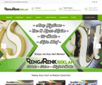 Rengarenkreklam.com.tr(RengaRenk Reklam) Screenshot