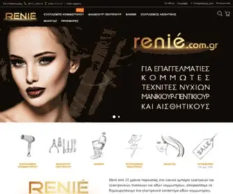 Renie.com.gr(Προϊόντα κομμωτηρίου) Screenshot
