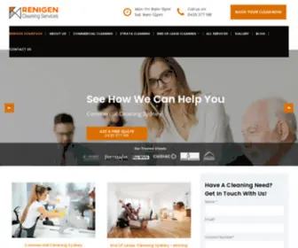 Renigen.com.au(Looking For A Trusted Cleaning Services Company in Sydney) Screenshot