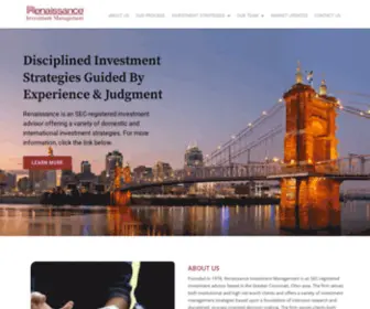 Reninv.com(Renaissance Investment Management) Screenshot