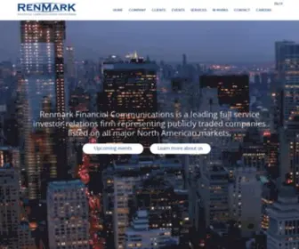 Renmarkfinancial.com(Renmark Financial Communications) Screenshot