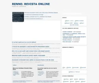 Renne.ro(RENNE Revista online) Screenshot