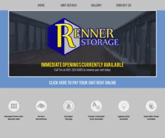 Rennerstorage.com(Renner Storage) Screenshot