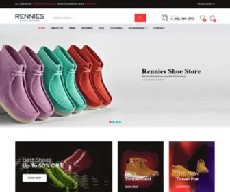 RenniesshoeStore.com(Rennies Shoe Store) Screenshot