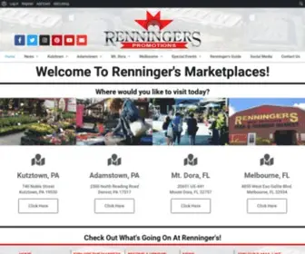 Renningers.com(Renninger's Promotions) Screenshot