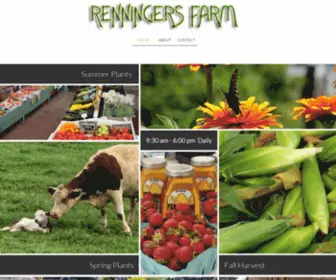 Renningersfarm.com(Home) Screenshot