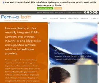 Rennovahealth.com(Rennova Health) Screenshot