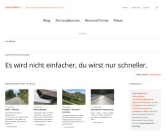 Rennradler.it(Rennradtouren Südtirol) Screenshot