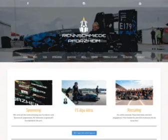 Rennschmiede-Pforzheim.de(Das Formula Student Team der Hochschule Pforzheim) Screenshot