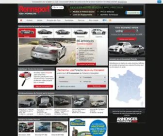 Rennsport.fr(Vente de Porsche occasion) Screenshot