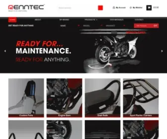 Renntec.com(Motorcycle Accessories) Screenshot