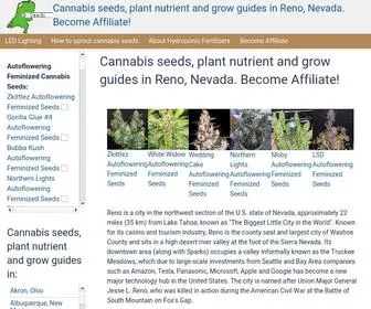 Renocannabis.ga(Cannabis seeds) Screenshot