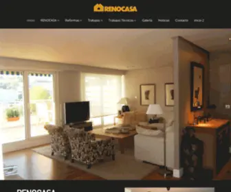 Renocasa.es(RENOCASA es una empresa ubicada en Donostia) Screenshot