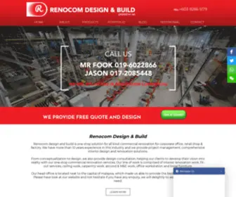 Renocom.com.my(Office Renovation In Kuala Lumpur (KL)) Screenshot