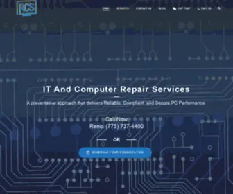 Renocomputerservices.com(Reno's Premier IT Provider) Screenshot