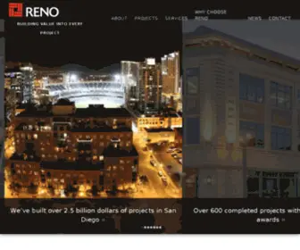 Renocon.com(General contractors) Screenshot