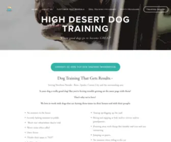 Renodogtrainer.com(Reno Dog Trainer) Screenshot
