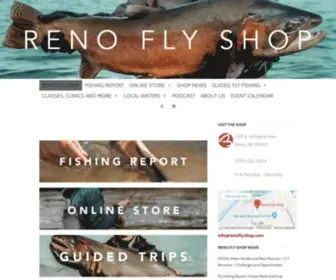Renoflyshop.com(THE RENO FLY SHOP) Screenshot