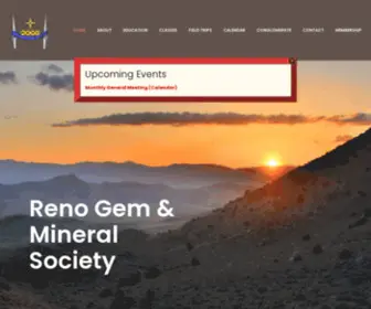 Renogms.org(The Reno Gem & Mineral Society (RGMS) is a 501(C)(3) non) Screenshot