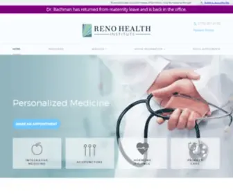 Renohealthinstitute.com(Reno Health Institute) Screenshot