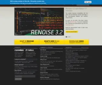 Renoise.com(Home) Screenshot