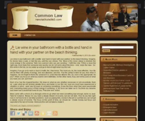 Renolatitute360.com(Common Law) Screenshot