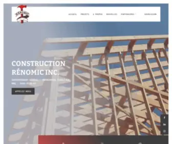 Renomic.com(Contruction Rénomic Inc) Screenshot