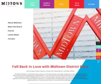 Renomidtowndistrict.com(MidTown District Reno) Screenshot