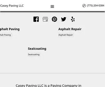 Renopavingcompany.com(Casey Paving LLC is a Paving Company in Reno) Screenshot