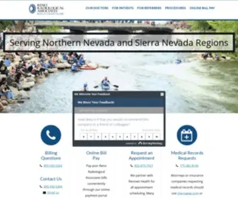 Renorad.com(Reno Radiological Associates) Screenshot