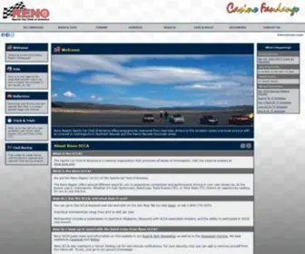 Renoscca.org(Reno SCCA) Screenshot