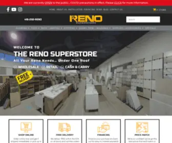 Renosuperstore.ca(Home Renovation Supplies & Installation Toronto) Screenshot