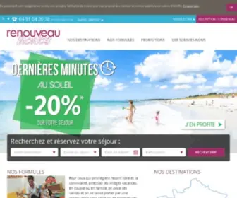 Renouveau.asso.fr(Village club et résidence de vacances) Screenshot