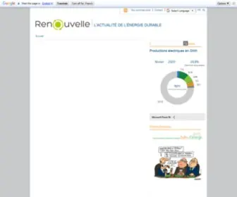 Renouvelle.be(Bienvenue sur Renouvelle) Screenshot