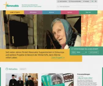 Renovabis.de(Hilfe für Menschen im Osten Europas) Screenshot