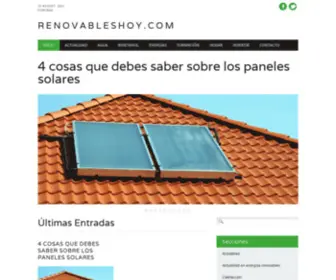 Renovableshoy.com(Energías) Screenshot