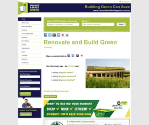 Renovateandbuildgreen.com.au(Renovate & Build Green) Screenshot