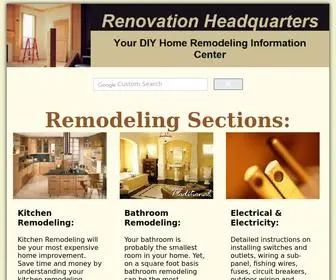 Renovation-Headquarters.com(Renovation Headquarters) Screenshot