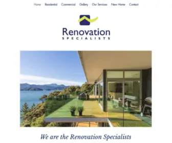 Renovationspecialists.co.nz(We are the Renovation Specialists) Screenshot