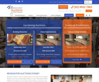 Renovatorauctions.com.au(Renovator Auctions) Screenshot
